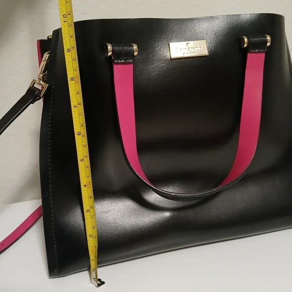 Kate Spade Black & Pink Purse - Picture 15 of 16